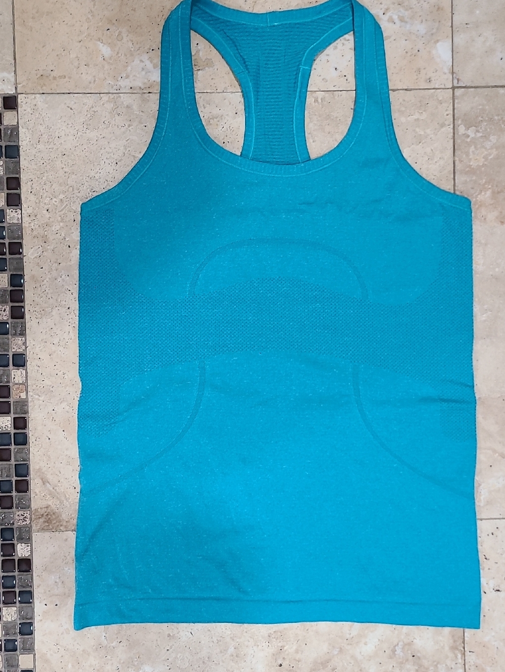 lululemon athletica Teal Racerback Tank Top